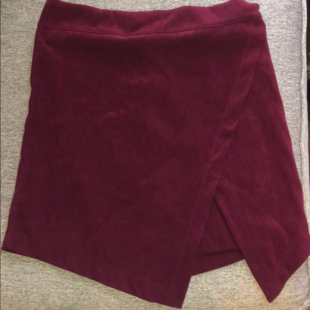 Maroon Skirt